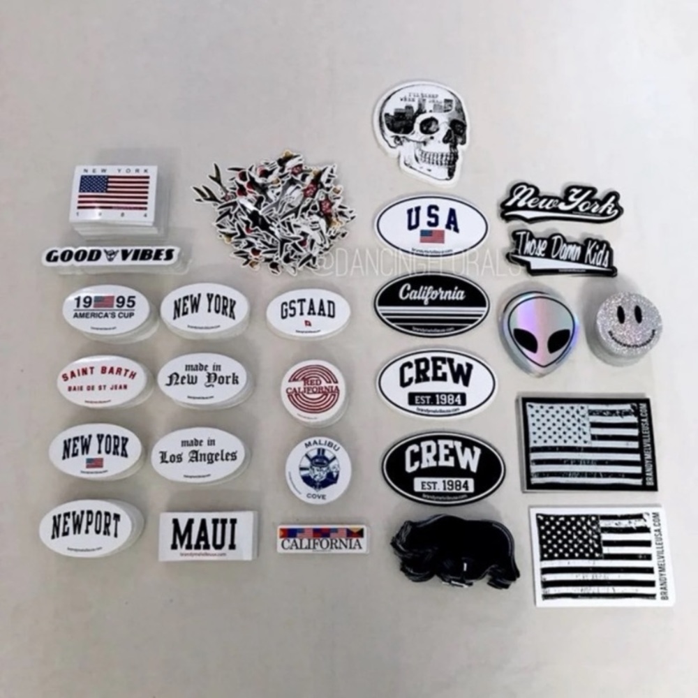 Brandy Melville 50 random selection sticker bundle - Picture 2 of 3